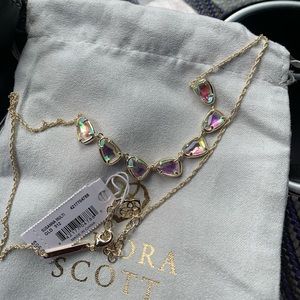Nwt Kendra Scott Susanna Gold Collar 